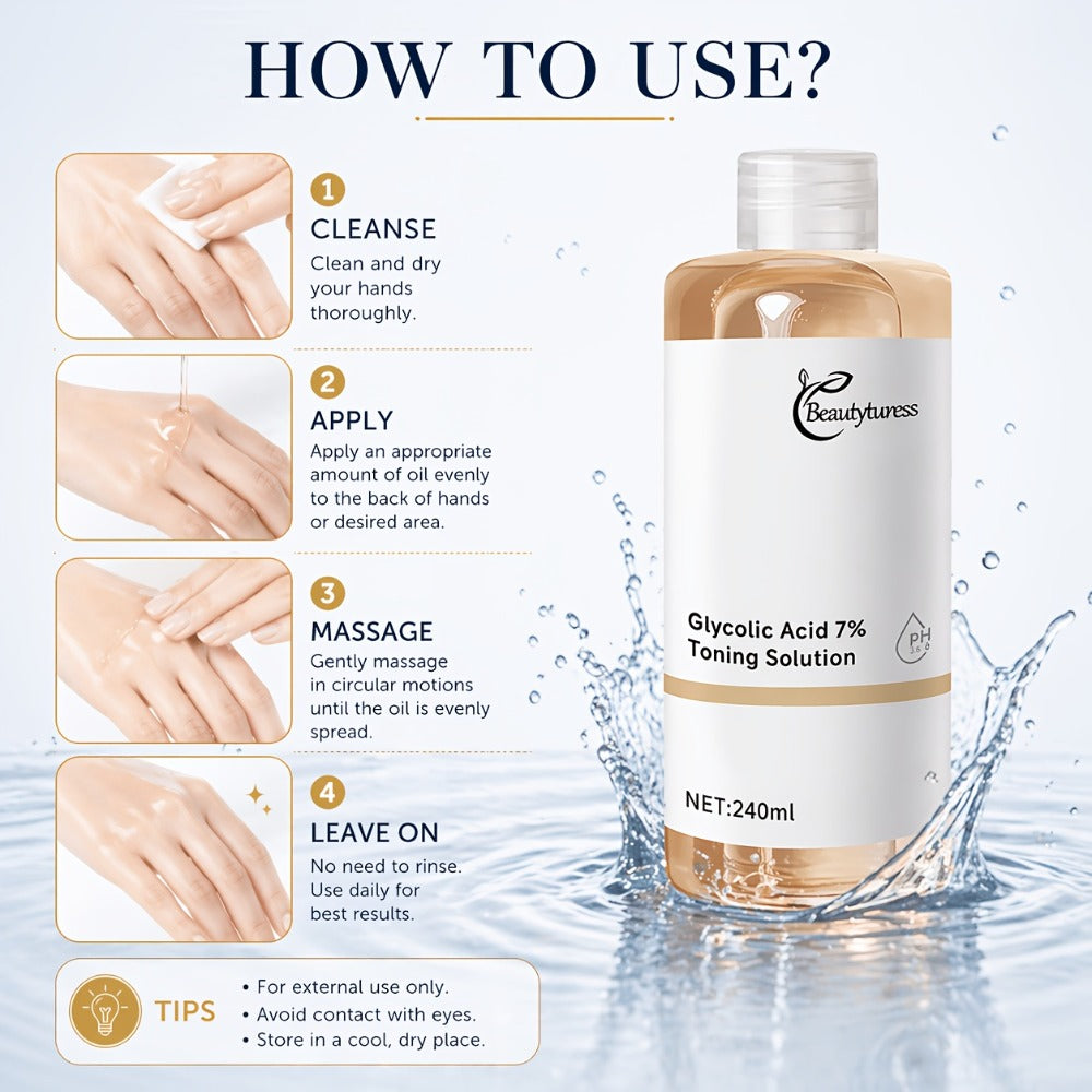 [Glycolic Acid Serum] Glycolic Acid Serum - Hydrates, Moisturizes And Smooths Skin, Enriched with Alpha-Arbutin And Damascus Rose Water - Specially Formulated for Sensitive Skin And Radiant Skincare, 1 Bottle, 2 Bottles