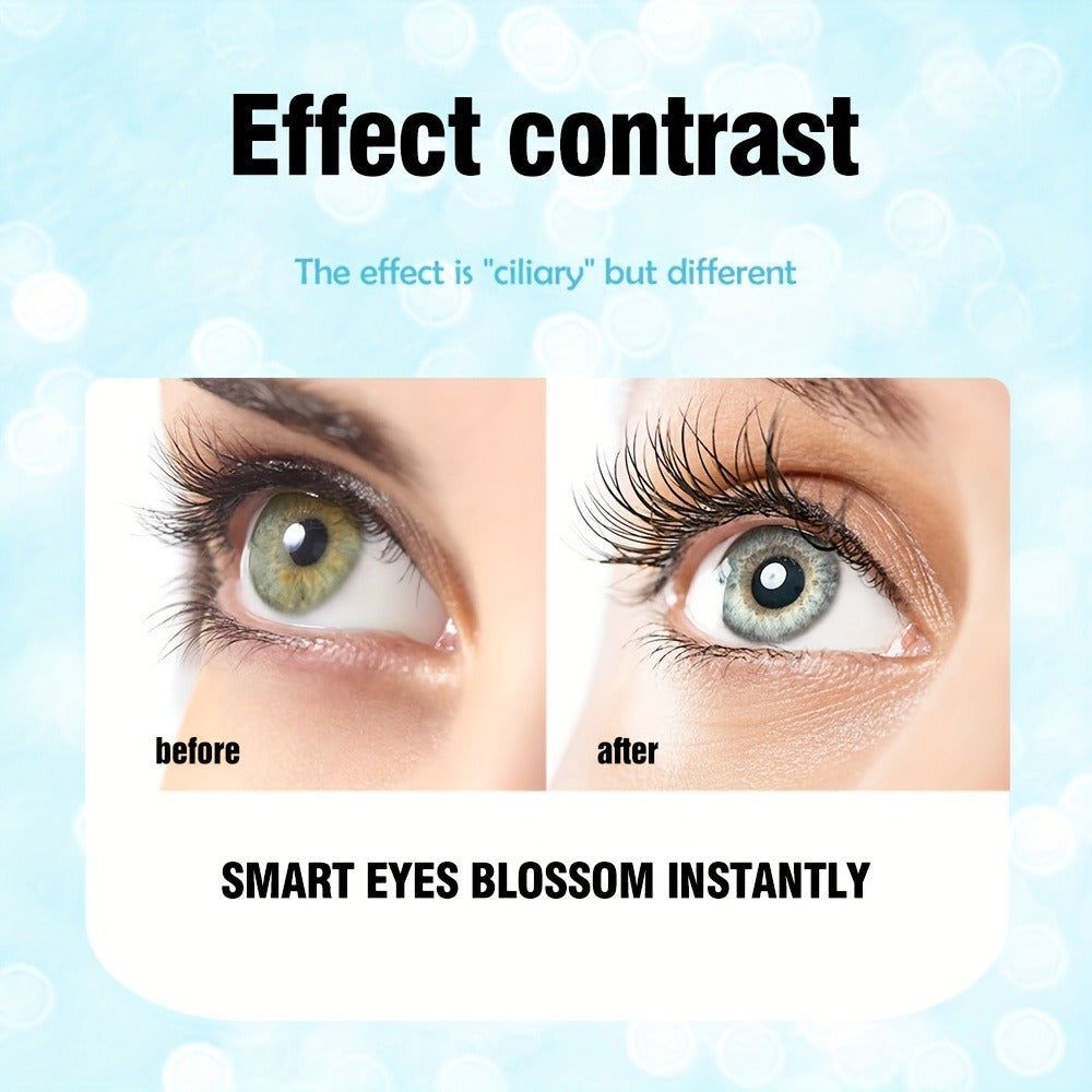 Mascara 4D Fiber Volumizing Lengthening Waterproof 3-Pack, Thick Curling Long-Lasting Black Mascara for Dramatic Lash Depth and Charm