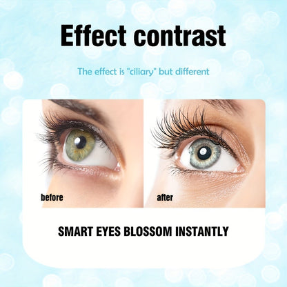 Mascara 4D Fiber Volumizing Lengthening Waterproof 3-Pack, Thick Curling Long-Lasting Black Mascara for Dramatic Lash Depth and Charm