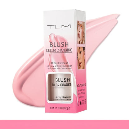 Liquid Foundation and Blush Combo Set — Natural Makeup Base Easy to Apply, Suitable for All Skin Types, Perfect Women's Beauty Gift