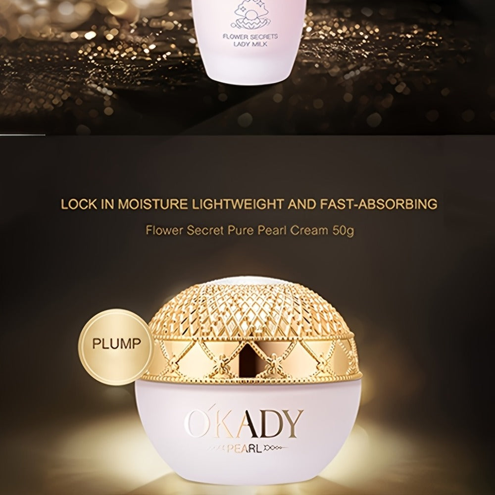 Flower Secret Luxury Skin Care Gift Box, High Content - Skin Moisturizing, Skin, Facial Skin Care, 7pcs Skin Care Set, The Best Choice for Gifts, High-quality Luxury Skin Care Gift Box