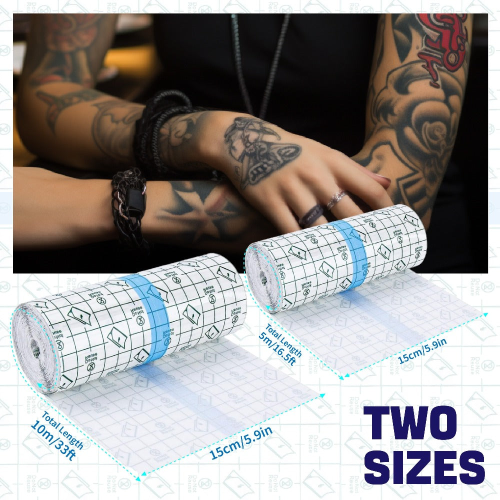 Neebol Tattoo Bandage Is a Clear, Waterproof Tape Designed to Protect Tattoos. This Second Skin Wrap Is Essential for, Providing a Transparent Film Dressing That Keeps Your Ink Safe And Secure