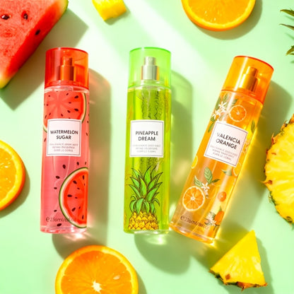 Body Spray for Women 4-Pack 8.4oz Each - Floral & Fruity Hair & Body Fragrance Mist Set 20 Scents Long Lasting Daily Use Gift