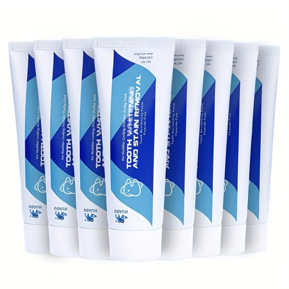Whitening And Cleaning Toothpaste, 1/2/3/4/8-piece Set, Deep Cleaning Oral Care Whitening Teeth, Suitable For Family And Travel, Suitable For Both Men And Women, Easy To Carry, Fresh Mint Flavor