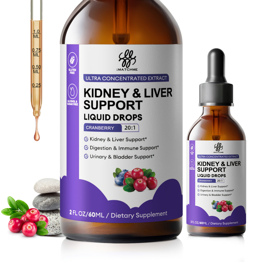 27-In-1 Complex Kidney And Liver Support Drops - Alcohol-Free, Made from a Variety of Natural Herbs Carefully Selected Ingredients, Support Liver Health, Balanced Health, 1/2/3Bottles