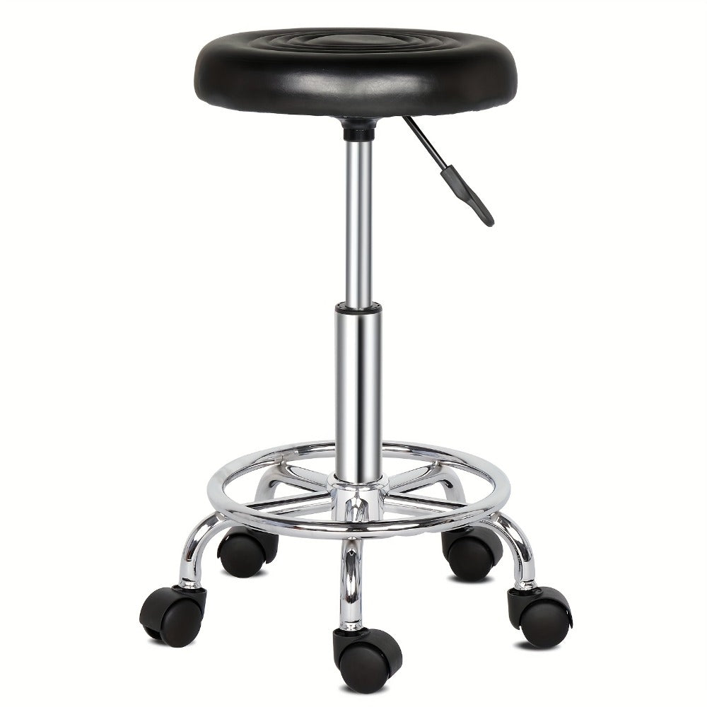Round Stool with Lines Rotation Bar Stool