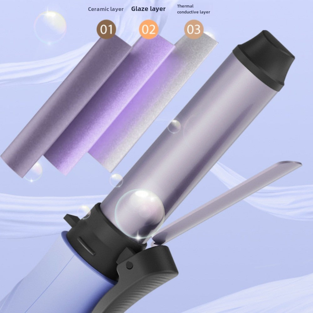 Portable Wireless Mini Hair Curling Iron Long Lasting Style Airy Bangs Big Wave Permanent Hairdressing Tools Additions for Students