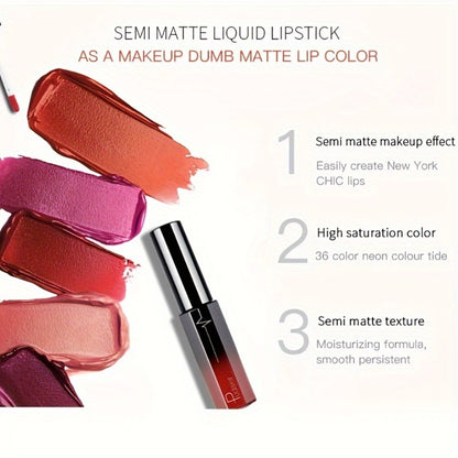 Matte Liquid Lipstick Velvet Finish 24H Waterproof - Long-Lasting High Pigment Anti-Smudge Cup-Proof Lip Glaze 20+ Bold Shades All Skin Tones Pudaier