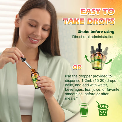 [8-IN-1 Soursop Drops] 1/3 Bottles 8-IN-1 Soursop Liquid Drops, Graviola Leaf & Fruit Complex Supplement With Sea Moss,Black Seed Oil,Elderberry,Burdock Root,Tumeric, Gluten-Free,Serene Herbs Soursop Bitters,Serene Soursop For Daily Health & Wellness