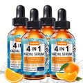 4-In-1 Hyaluronic Acid, Niacinamide, Vitamin C, Vitamin E Facial Serum, Moisturizing, Nourishing Skin, Suitable for All Skin Types 30Ml/1.05Oz (4pcs)