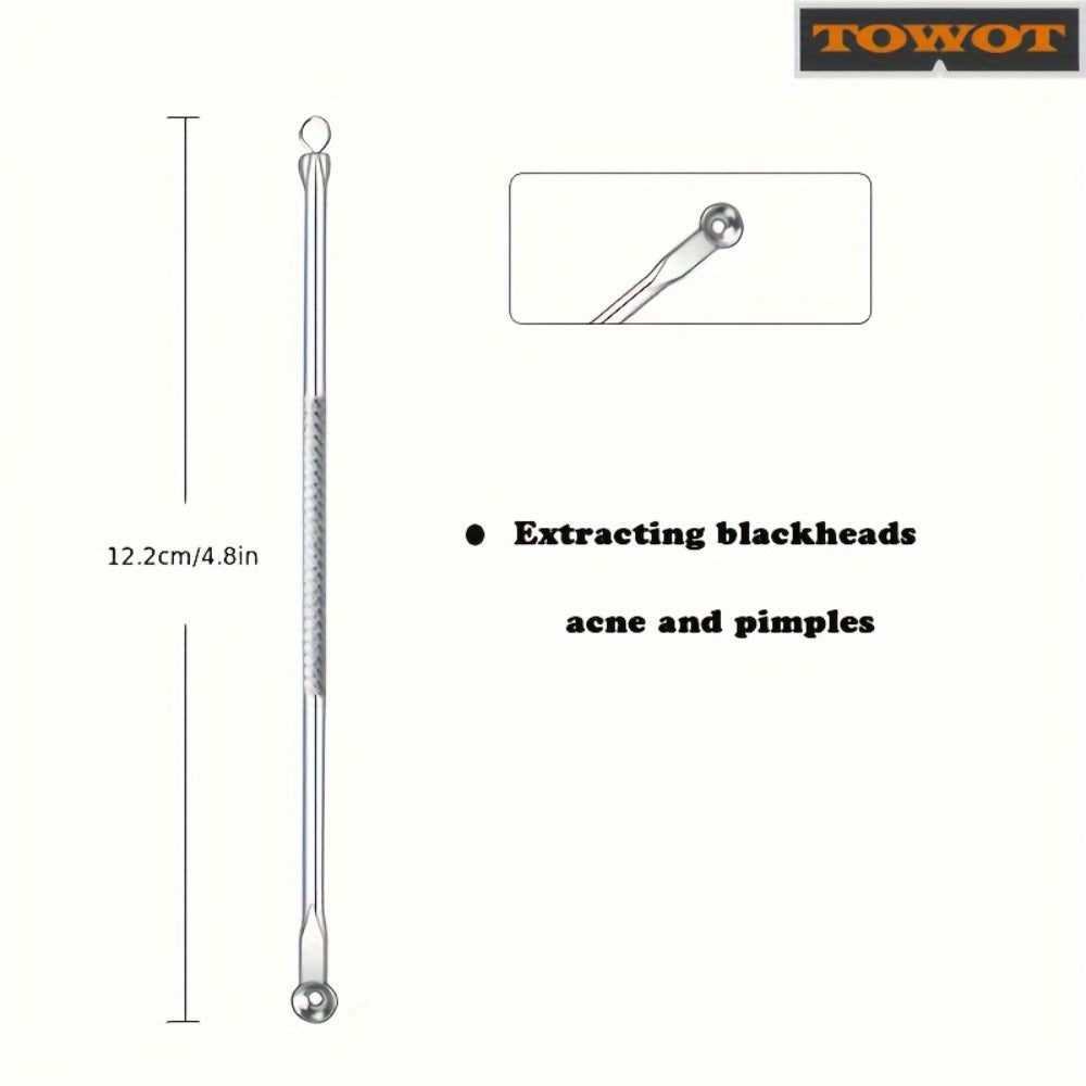 11pcs Blackhead Remover For Face, Professional Stainless Micro-Needling Removal Tools Kit, Needling Beauty Needle Elbow Hook Needle Tool, Pimple Popper Tool Kit For Quick And Easy Removal Of Pimples, Blackheads, Zit Removing Forehead