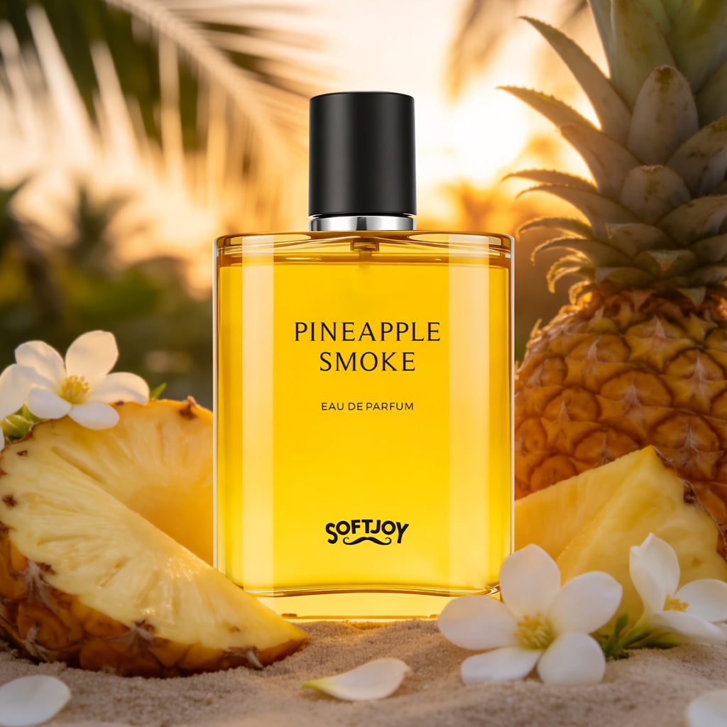 3.04oz Pineapple Smoky Eau De Parfum Men Perfume | Woody Cologne Fragrance with Pineapple, Blackcurrant, Vanilla, Birch And Ambergris, Fresh Smoky Scent Cologne - Masculine, Sophisticated, Best for Date Night, Office, Parties, Father's Day Gifts