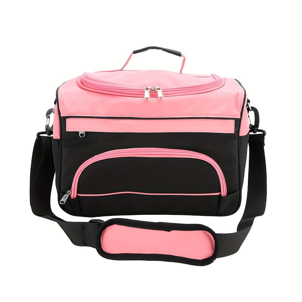 Cosmetics Beauty Hairdressing Styling Bag Multi-functional Hair Makeup Salon Hairdresser Toiletry Organizer Tool Case With Strap