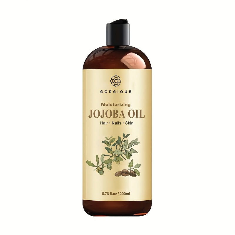 Jojoba Oil -6.76oz - Skin and Hair Care Oil - Cold Pressed - Suitable for Both Men and Women - Suitable for Any Hair and Skin Type, Care, Non Dry, Smooth