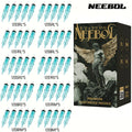 50pcs Neebol Tattoo Cartridge Needles Mixed Size Assorted Round Liner Shader Magnum Curved/Round Mag #12 Tattoo Needles With Membrane 3RL 5RL 7RL 9RL 5RS 7RS 9RM 15RM 7M1 15M1 For Tattoo Machine Kit Tattoo Supplies, Body Art Makeup Easter Gifts