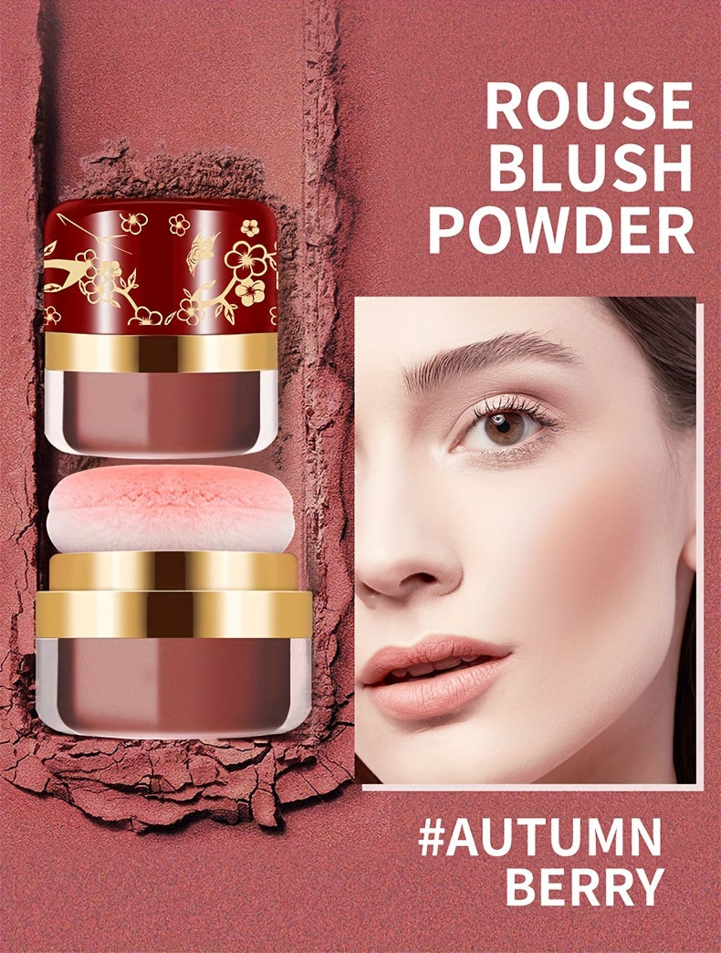 ROUSE Blush 3 Color Set, Containing Pearl Powder And Rose Oil Ingredients, Delicate Powder, Uniform Powder, Light Makeup, Easy to Touch Up Makeup, Suitable for All Skin Tones, Meet Different Makeup Needs, Perfect Choice for Dating Gifts, Easter