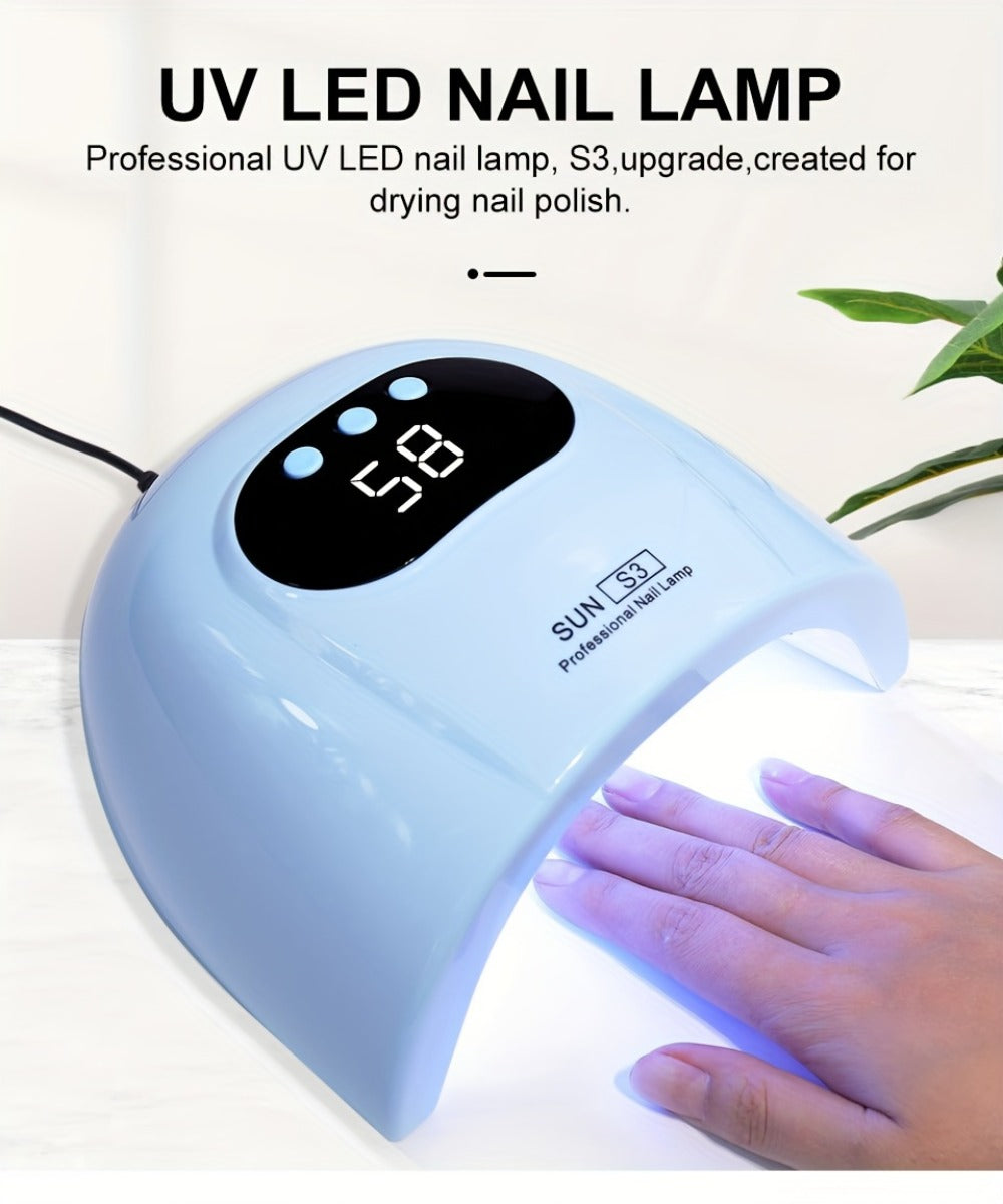 USB Nail Dryer Nail Art Lamp Nail Lamp for Drying Nail Lamp Drying Polish Varnish Professional Gel Polish Drying Lamp for All Gel Nail Polish Manicure Pedicure Salon Tools for Smart Lamp Wholesale Professional Nail Art Drying Lamp