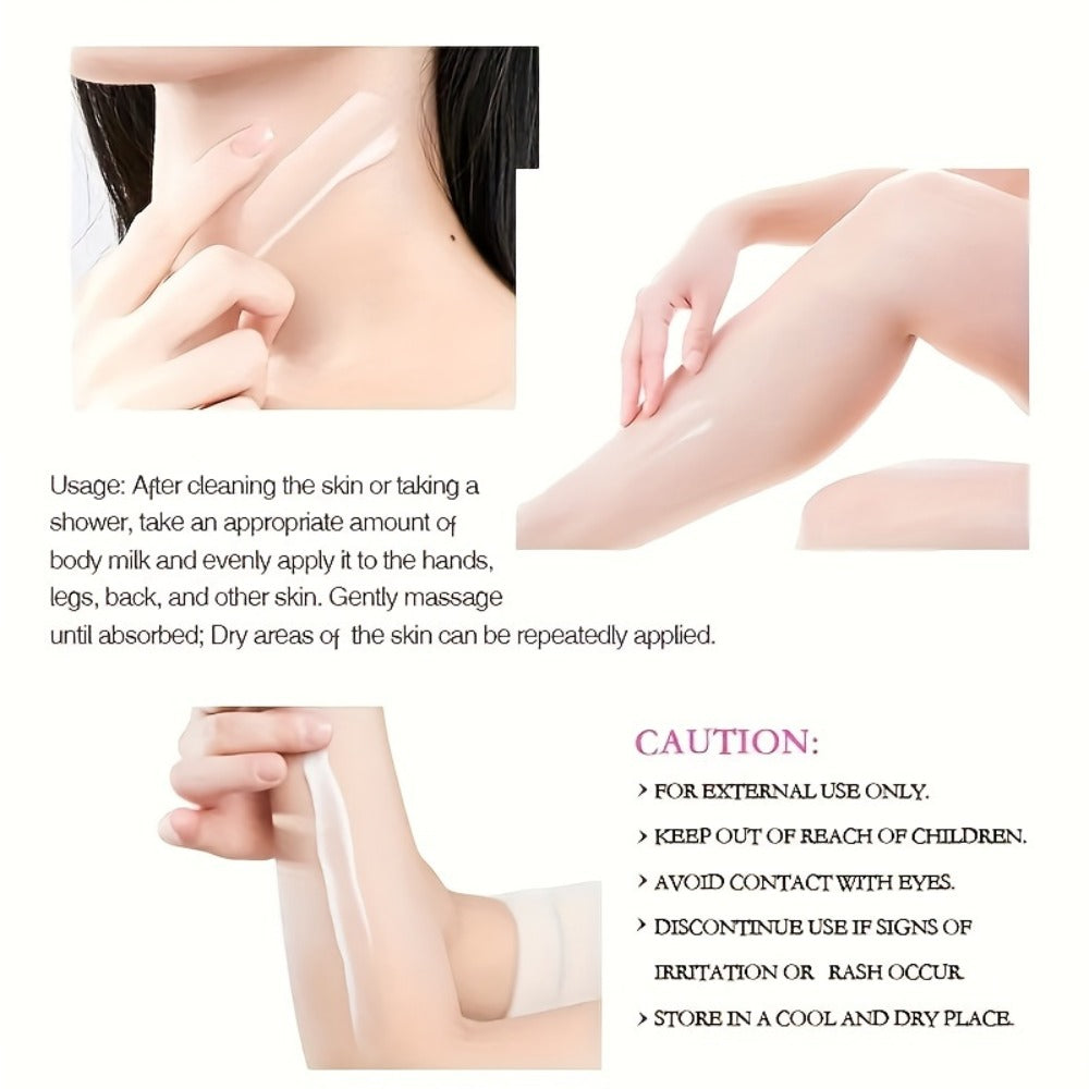 MERCILEN Niacinamide Silky Body Lotion, Moisturizing Formula, Light Beige Hydration, Smooth Light Beige Feel, 8.45oz Can Moisturize Light Beige. The Ingredients Are Mild And Suitable for All Light Beige Types