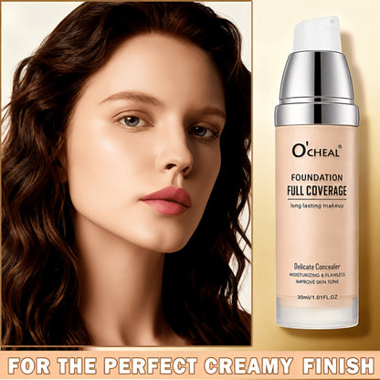 Air Cushion Foundation 2.0 Matte Finish High Coverage Moisturizing Lightweight Smooth Natural Nude Look Buildable Liquid Foundation Women Makeup
