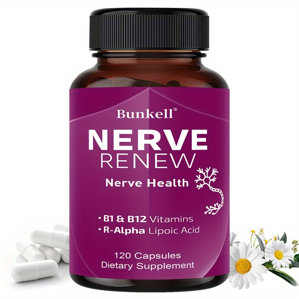 Neurohealth Supplement - Contains Vitamins B1 And B12 - Premium Formula For Men And Women - 120 Capsules