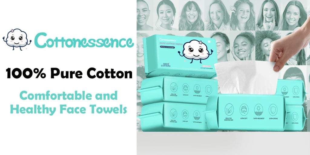 200/400/600 Count Disposable Face Towel, 100% Cotton Tissues Facial Towels, Draw Style Facial Towel Cleansing Towel, Reusable, Soft And Thickened Without Linting, Wet And Dry, Suitable for Facial Care And Makeup Removal.