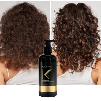Curl Styling Cream 300ml Enhances Curls Frizz Control Moisturizing Long-Lasting Antistatic Non-Irritating Scalp-Safe Curly Hair Serum for Men and Women Natural Curl Definer Hair Styling Product