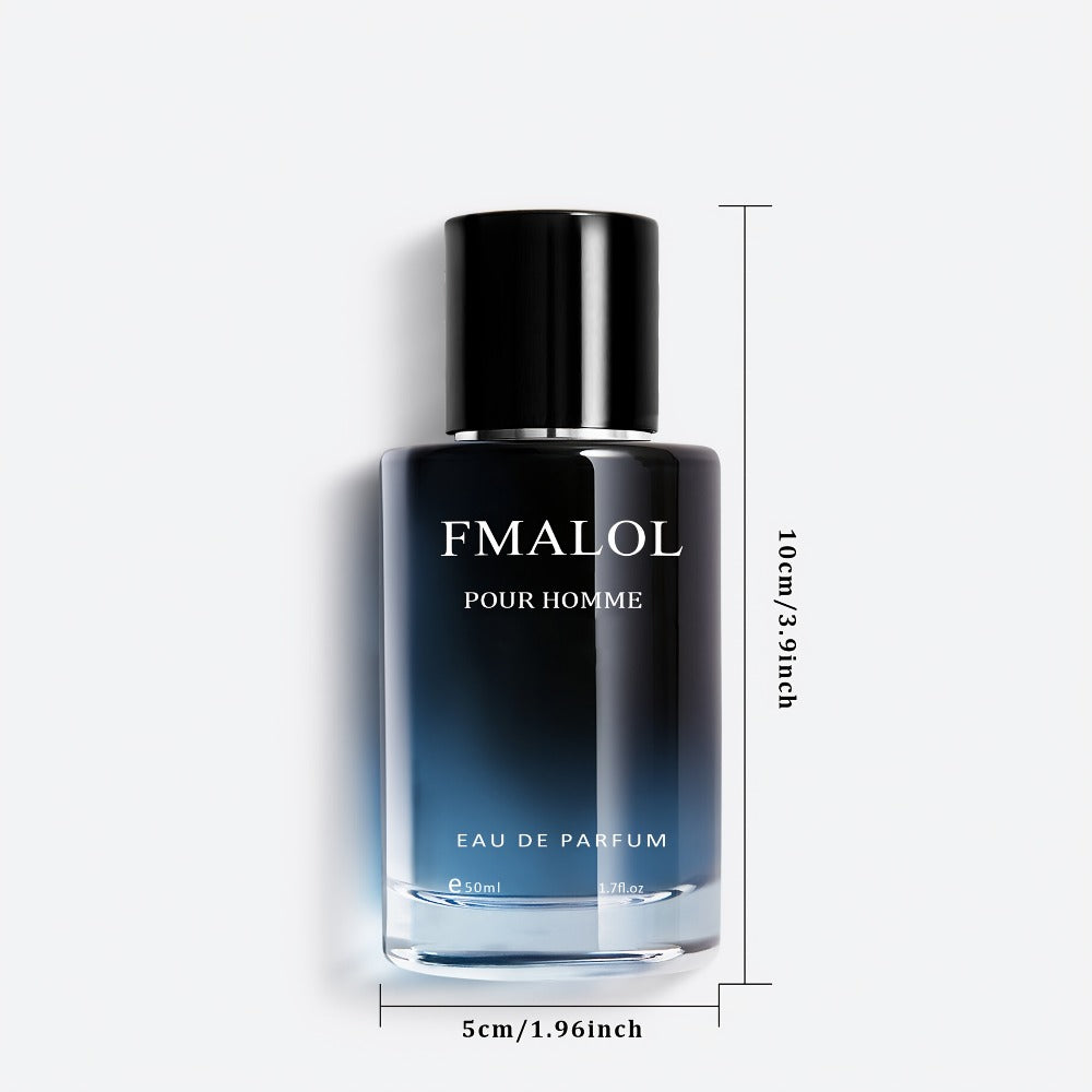 Men's Cologne Pheromone Infused Lemon Bergamot & Sage — Fresh Long Lasting Fragrance Rollerball 1.69 oz | Citrus Herbal Scent for Date Night, Summer & Daily Wear