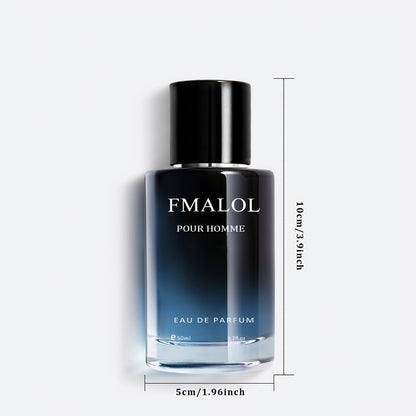 Men's Cologne Pheromone Infused Lemon Bergamot & Sage — Fresh Long Lasting Fragrance Rollerball 1.69 oz | Citrus Herbal Scent for Date Night, Summer & Daily Wear