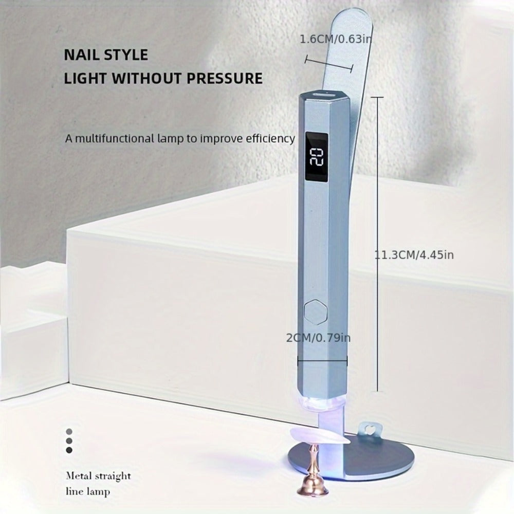 Handheld Nail Dryer Gel Lamp Small Nail Polish Fast Dry Mini USB LED Lamp Manicure Tool for Gel Polish