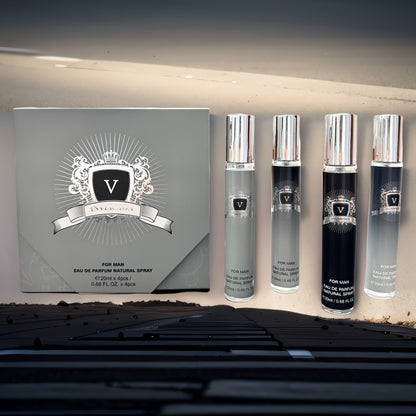 Perfume Gift Set for Women 4 Pieces - Mini Travel Fragrance Set Long Lasting, Unisex Cologne Spray Portable Gift Box for Mother's Day Valentine's Day Birthday 20ml 30ml