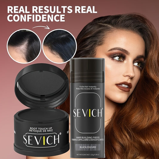 Instant Hairline & Root Coverage Powder - Fluffy Thin Hair Concealer with Voluminous Lift, Lightweight Formula for Men & Women, Natural-Looking Shadow Effect, Sensitive Scalp Safe, for all Hair Types (Men'S & Women's), Easy Application with Brush/Ha