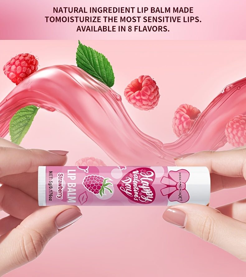 20pcs Miss FactorX Lip Balm Set, Glossy Finish, Replenishing Moisturizer for Dry Skin, Long-Lasting Hydration, Mother's Day Gift, Perfect Valentine's Day Gift for Women