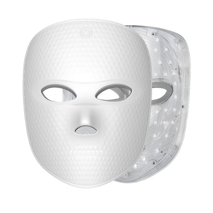 7-Color LED Facial Beauty Device Portable At-Home Skincare Tool USB Rechargeable Light Therapy Skin Rejuvenation Anti Aging Face Care Gift