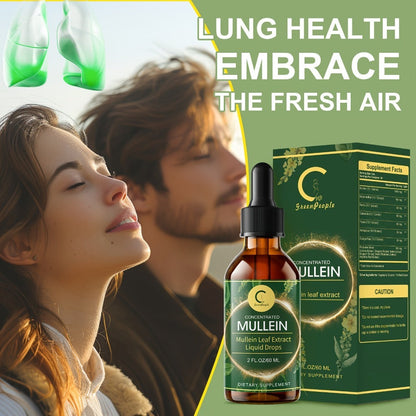 Mullein Leaf Tincture for Lung & Respiratory Support — Herbal Drops for Immune, Digestive & Breathing Health | Natural Liquid Supplement | 2 fl oz