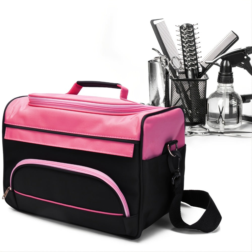 Cosmetics Beauty Hairdressing Styling Bag Multi-functional Hair Makeup Salon Hairdresser Toiletry Organizer Tool Case With Strap