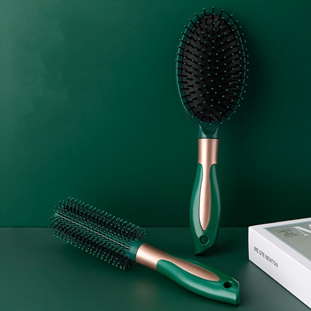 5pcs Hair Comb Set Cushion Comb Comb Curling Brush Women's Smooth Hair Comb-Static Comb Scalp Massage Comb