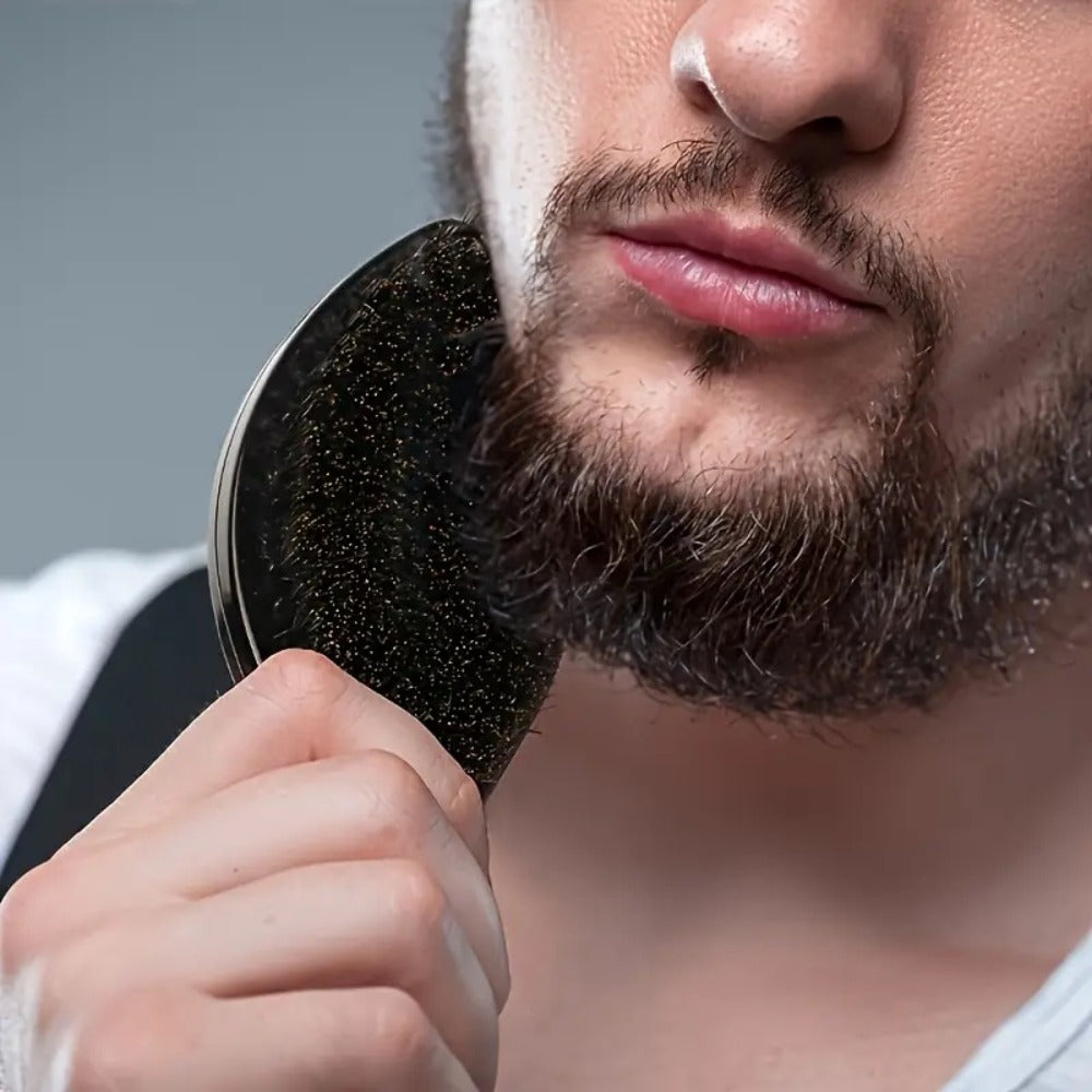 360 Wave Brush for Men - Nylon Bristles with ABS Handle - Professional Wave Training And Styling Tool - Perfect Gift for Boyfriend, Father (Christmas, Birthday, Father'S Day)