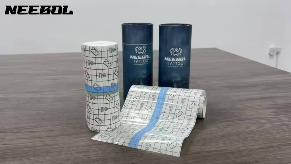 Neebol Tattoo Bandage Is a Clear, Waterproof Tape Designed to Protect Tattoos. This Second Skin Wrap Is Essential for, Providing a Transparent Film Dressing That Keeps Your Ink Safe And Secure