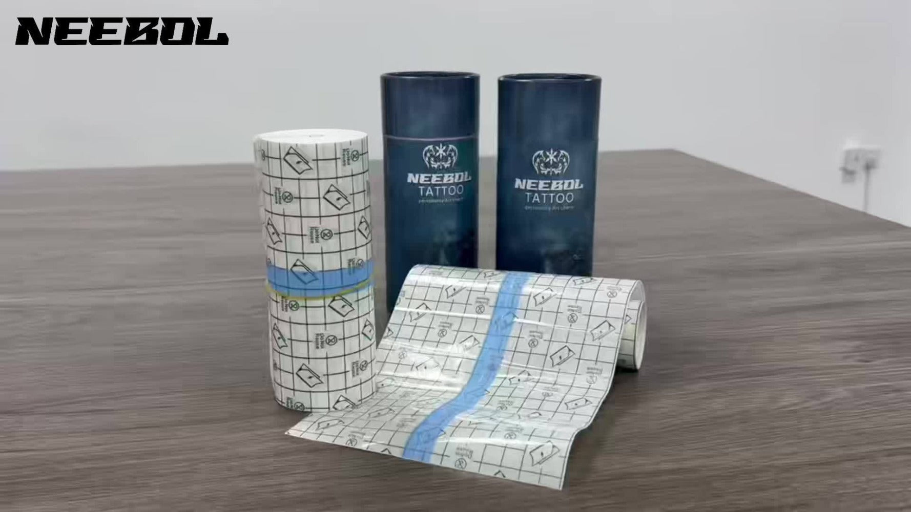 Neebol Tattoo Bandage Is a Clear, Waterproof Tape Designed to Protect Tattoos. This Second Skin Wrap Is Essential for, Providing a Transparent Film Dressing That Keeps Your Ink Safe And Secure