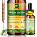 [8-IN-1 Soursop Drops] 1/3 Bottles 8-IN-1 Soursop Liquid Drops, Graviola Leaf & Fruit Complex Supplement With Sea Moss,Black Seed Oil,Elderberry,Burdock Root,Tumeric, Gluten-Free,Serene Herbs Soursop Bitters,Serene Soursop For Daily Health & Wellness