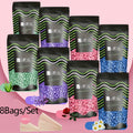 4 Bags/8 Bags of Wax Beads for Hair Removal Kit, Hard Wax Beans Suitable for Brazilian, Face, Bikini, Eyebrow, And Legs, Home Waxing Beads for Both Women And Men, 50G Per Bag