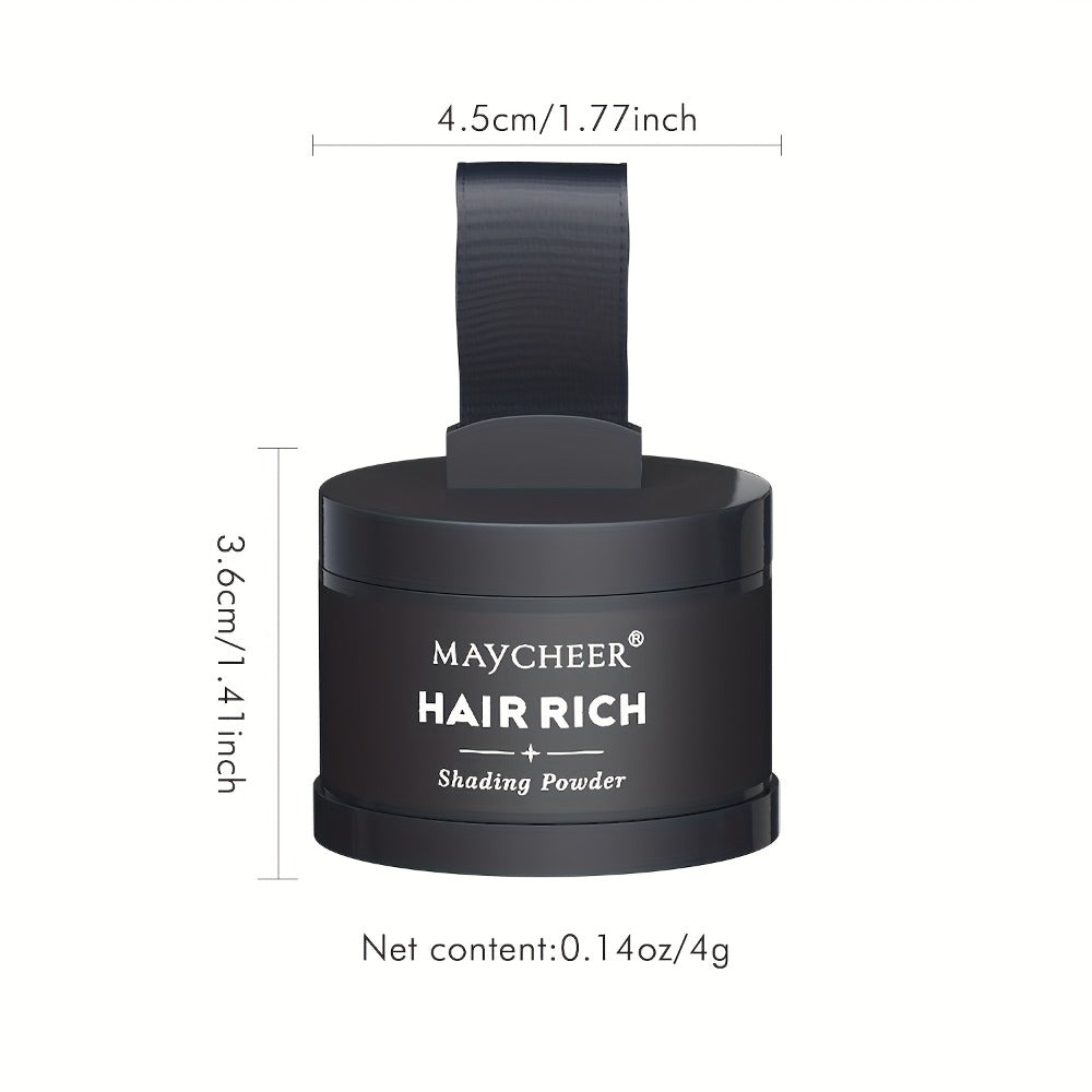 Beard Touch-Up Powder for Men — Instant Gray Coverage & Hair Filler for Beard, Eyebrows, Hairline | Natural Thickness Effect | 5 Colors Available