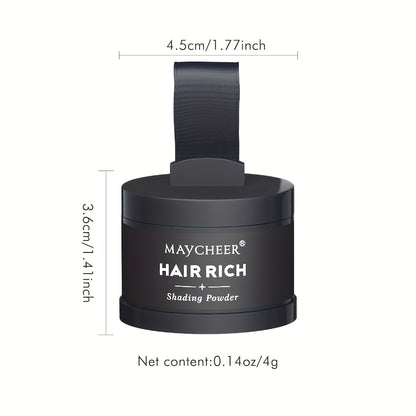 Beard Touch-Up Powder for Men — Instant Gray Coverage & Hair Filler for Beard, Eyebrows, Hairline | Natural Thickness Effect | 5 Colors Available