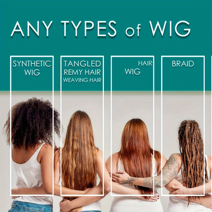 Wig Care Spray and Shampoo Set Anti-Frizz Deep Clean for Synthetic Human Hair & Braided Wigs Extends Wig Life Restores Softness & Shine 1 Set