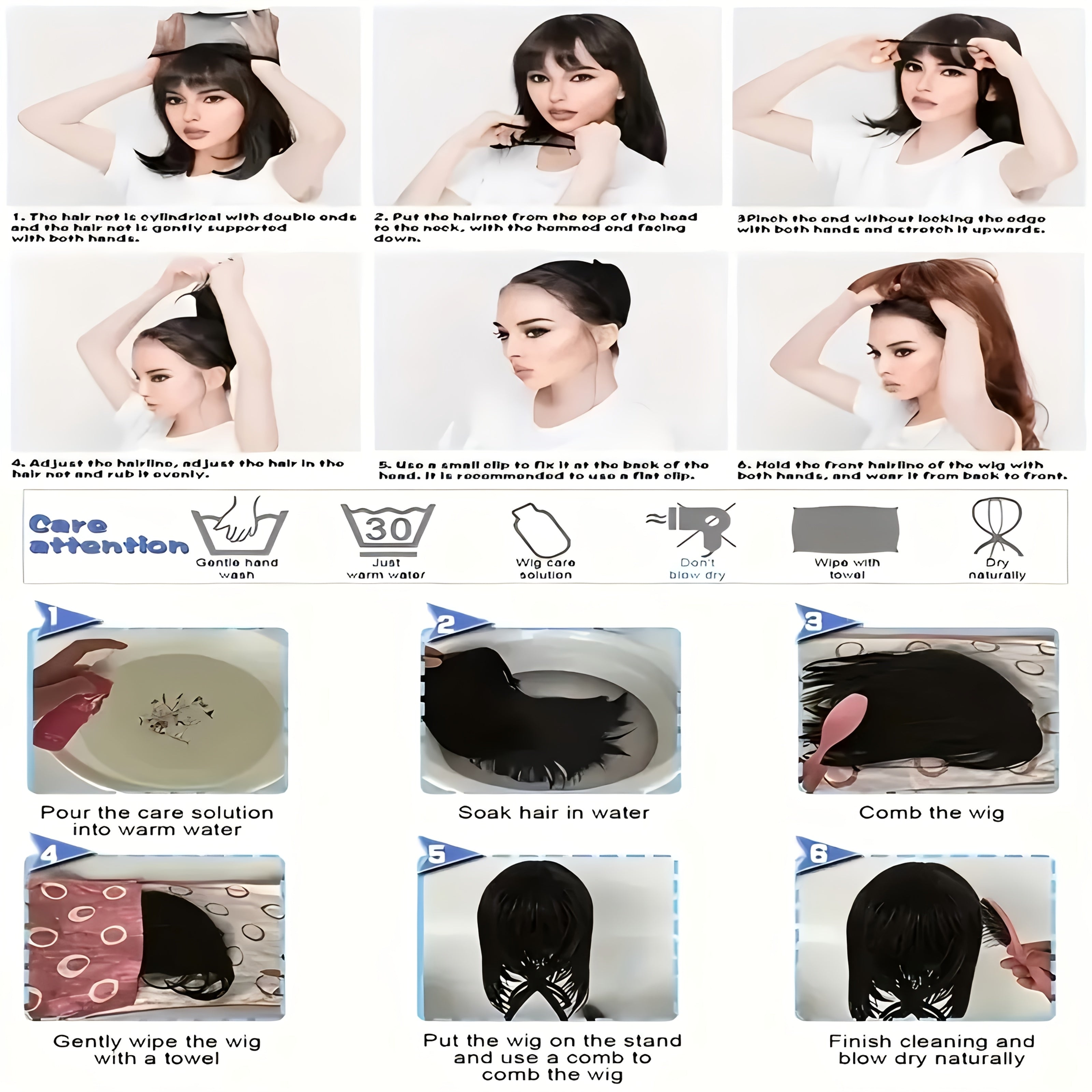 Women's 24-Inch Highlighted Brown Wavy Wig with Bangs-Soft Heat-Friendly Fibers, Natural Volume, Easy to Style, Great for Everyday Use, Parties & Cosplay