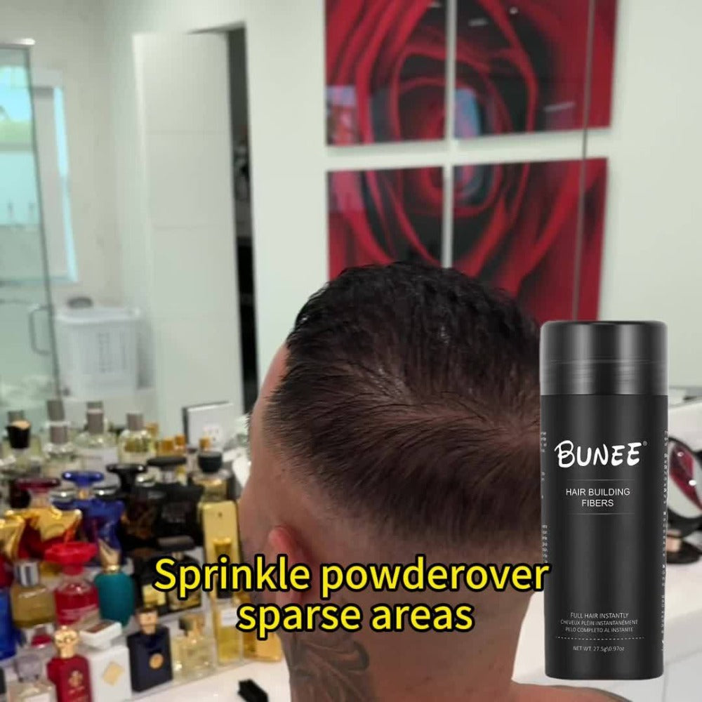 Hair Fiber Powder 27.5g Hairline Powder 2pcs Set — Instant Hair Loss Concealer for Thinning Hair, Parting & Receding Hairline Coverage for Men and Women