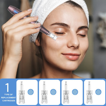Microneedling Pen Kit Dr. Pen A10 - 10PCS 0.25mm Replacement Cartridges USB Rechargeable Collagen Induction Skin Rejuvenation Anti-Aging Body Care Tool Adults