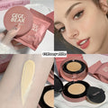 Cushion BB Foundation Cream - BB Foundation Cream+a Replacement Core, Used with, Waterproof And Sweat Proof, Oil Control And Moisturizing Agent, Permanent Invisible Pore Coverage, Suitable for Christmas Gifts, Valentine's Day Gifts
