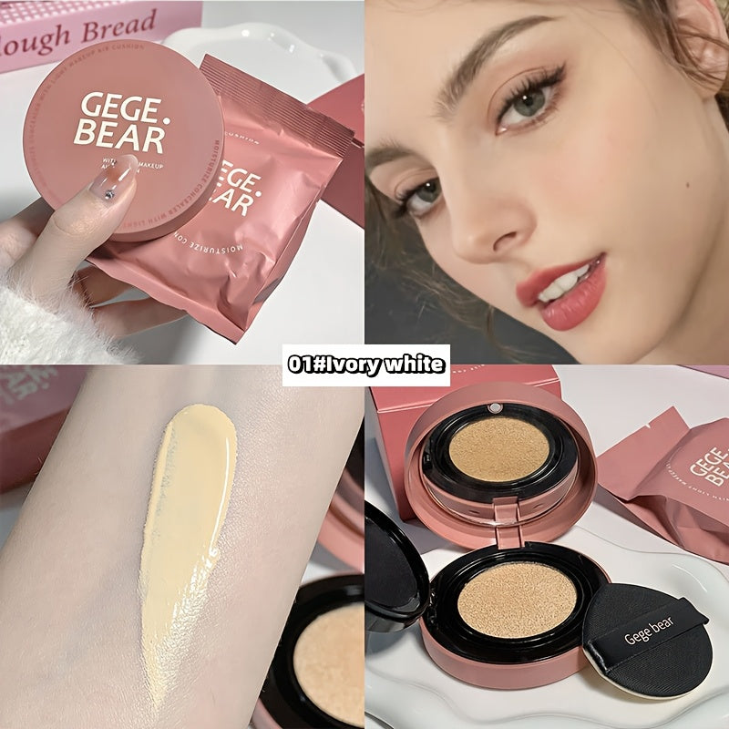 Cushion BB Foundation Cream - BB Foundation Cream+a Replacement Core, Used with, Waterproof And Sweat Proof, Oil Control And Moisturizing Agent, Permanent Invisible Pore Coverage, Suitable for Christmas Gifts, Valentine's Day Gifts