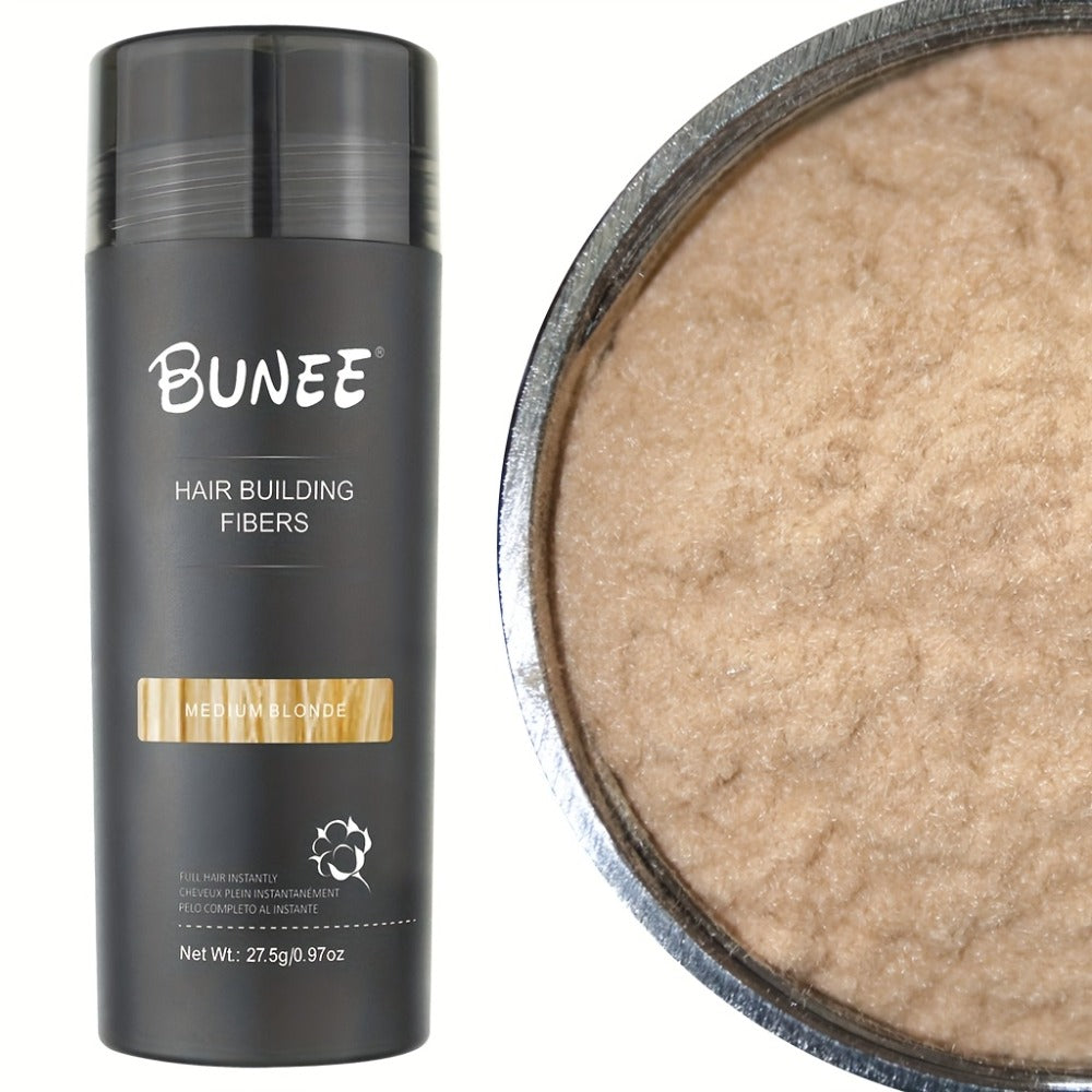 Hair Building Fibers Instant Thickening Powder for Thinning Hair — Natural Volume & Density, All-Day Hold, Washable & Non-Staining, 7 Color Options for All Hair Shades